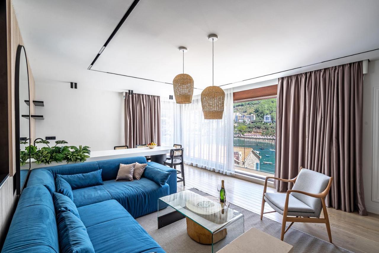 Blanche Cliff Apartments Sveti Stefan Eksteriør billede