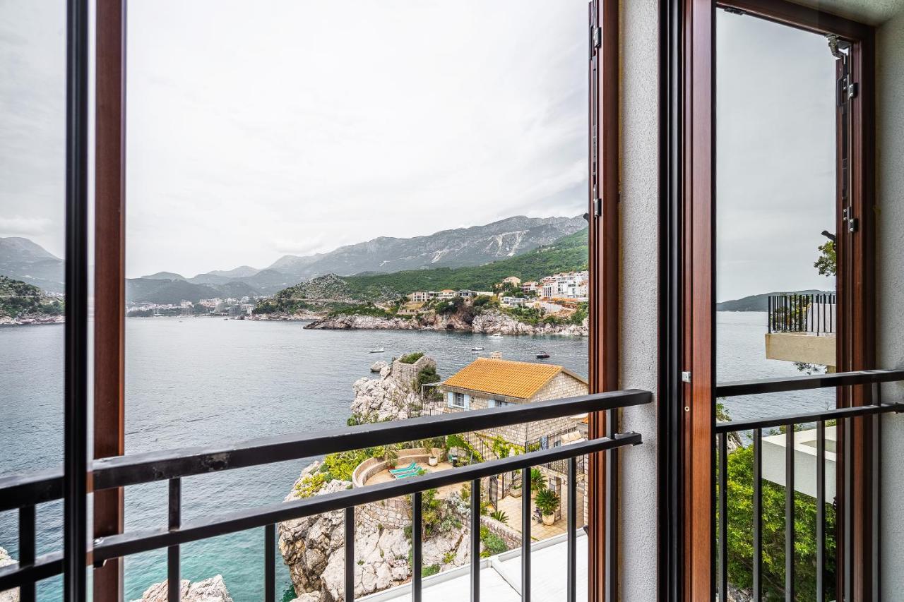 Blanche Cliff Apartments Sveti Stefan Eksteriør billede